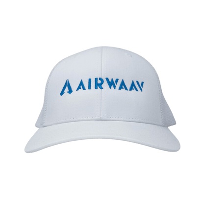 Miami Vice Trucker Hat (White/Blue)