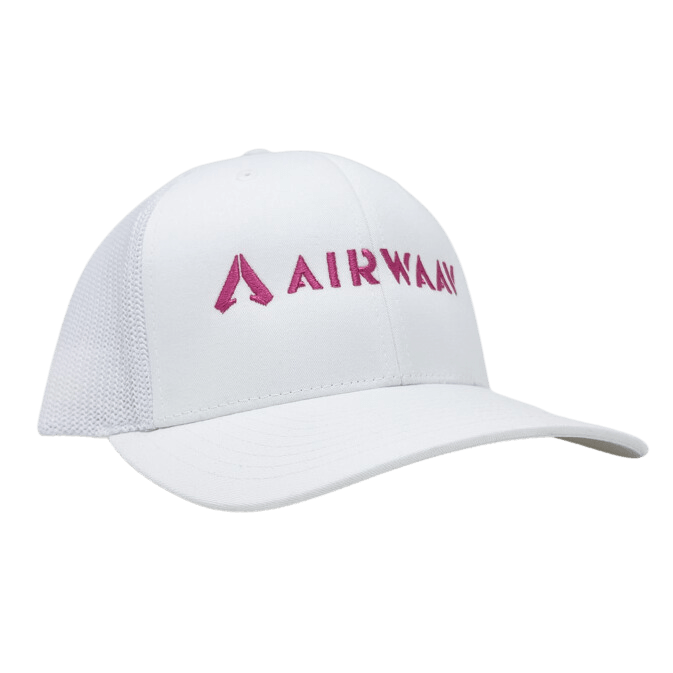 Miami Vice Trucker Hat (White/Pink)