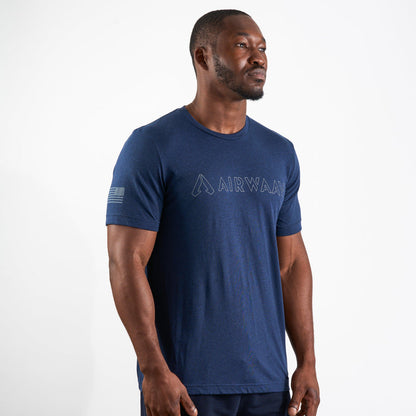 Navy AIRWAAV T-Shirt