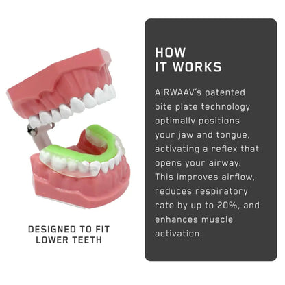 AIRWAAV PX1 Performance Mouthpiece (Neon 3-Pack)
