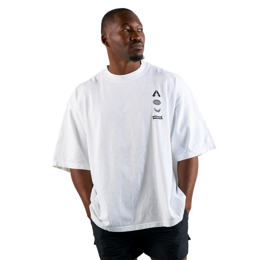 Bite the Bullet Oversized Tee - White
