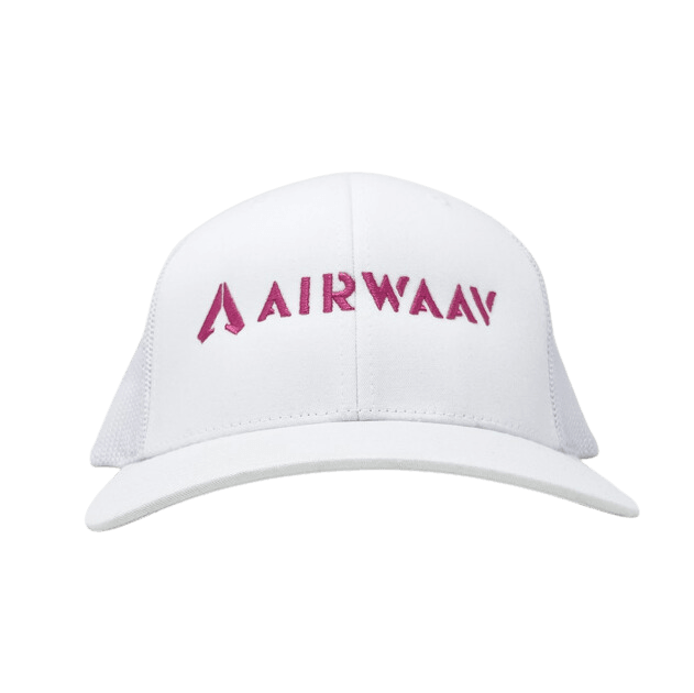 Miami Vice Trucker Hat (White/Pink)